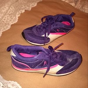 Danskin purple and pink tennis shoes Size 8